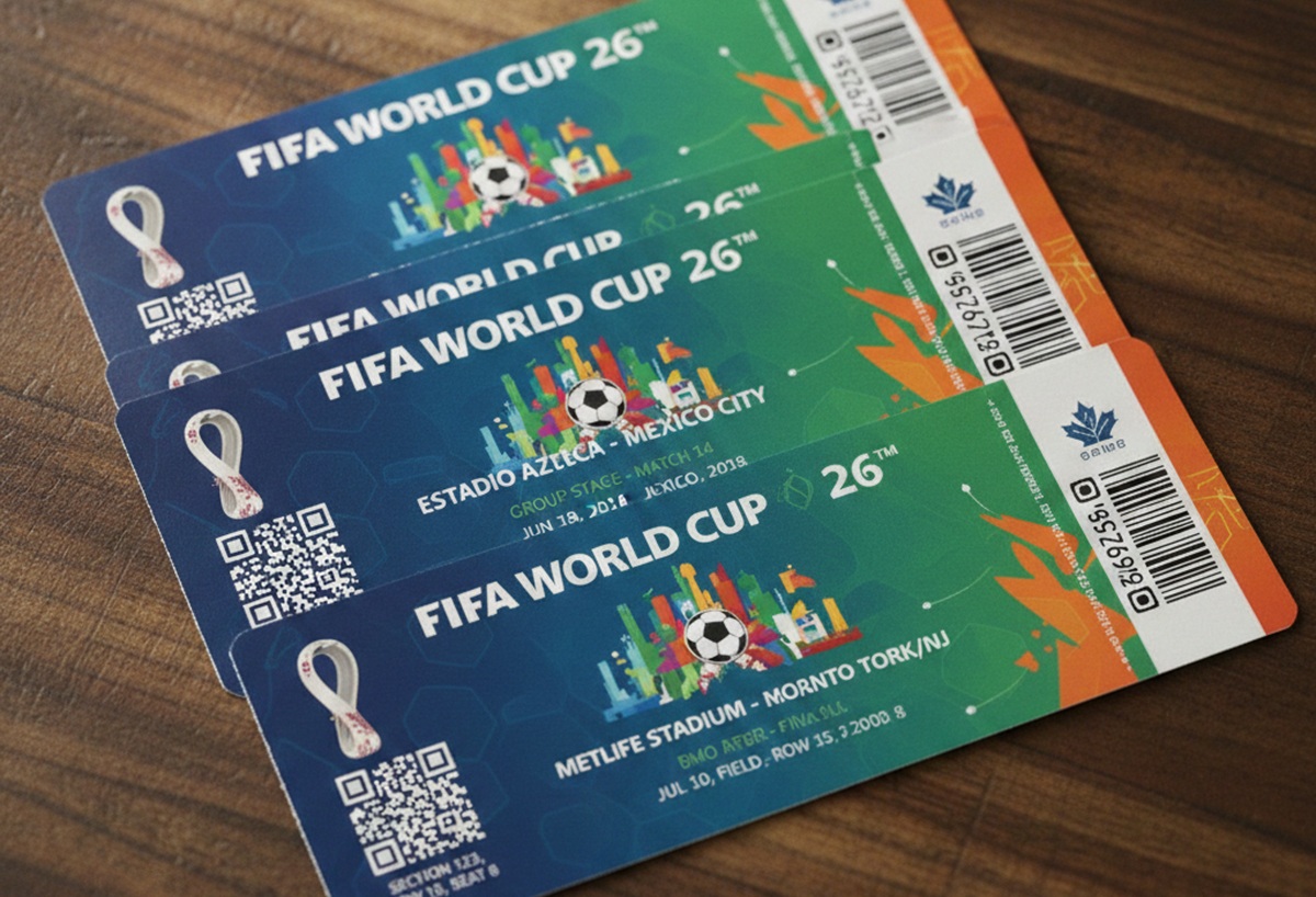 Diseño de boletos para el Mundial 2026