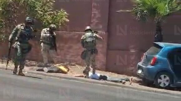 Persecución deja por lo menos dos detenidos y un vehículo asegurado en Montebello de Culiacán, Sinaloa