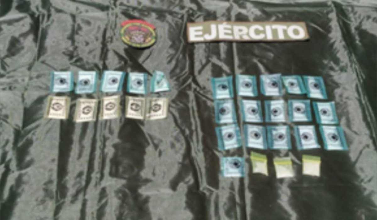 Droga asegurada en Culiacán, Sinaloa