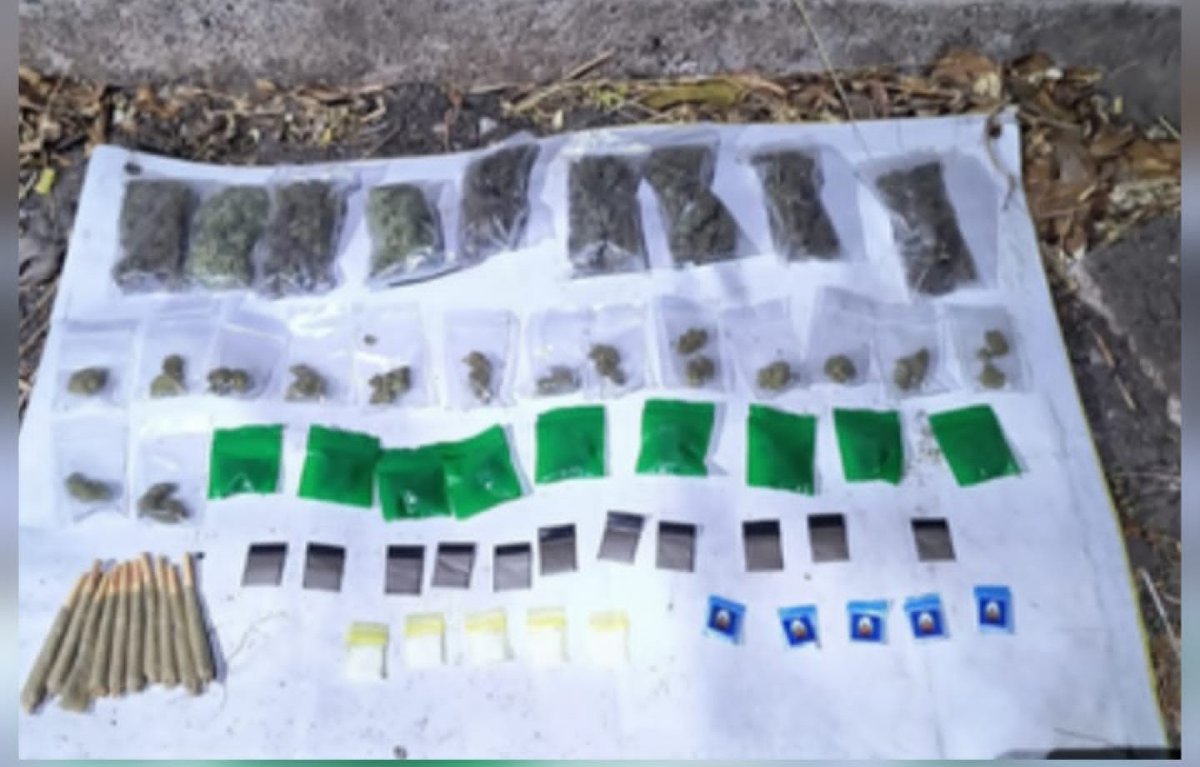 Droga asegurada en Culiacán, Sinaloa