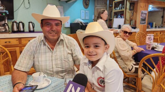Con el orgullo de ser campesino: Dylan, de 5 años, celebra el Día del Niño entre el campo y las manifestaciones