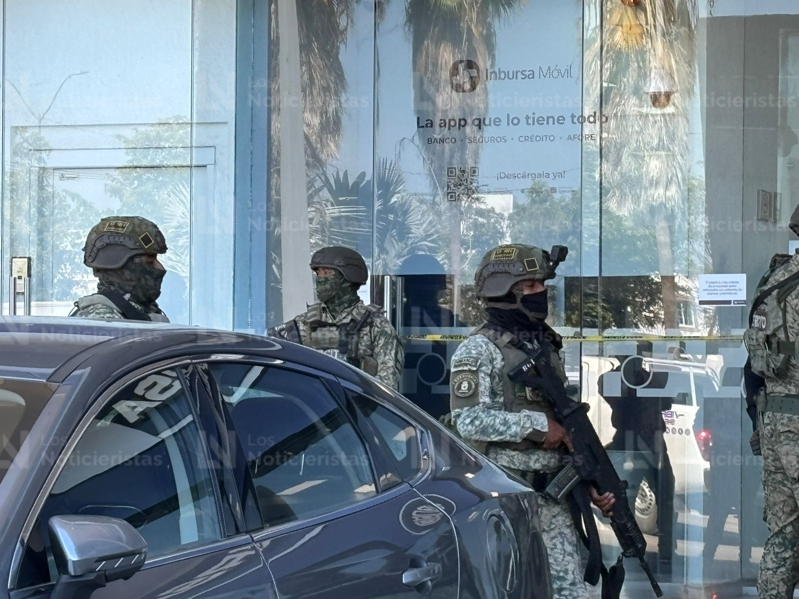 Ejecutado en el interior de un banco de Culiacán