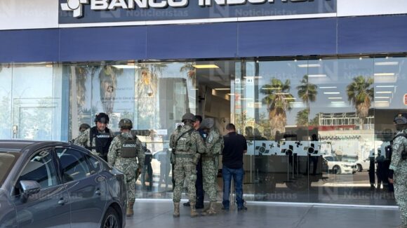 ¡Fue un intento de asalto! Ejecutan a balazos al guardia de seguridad de un banco en el sector Country de Culiacán