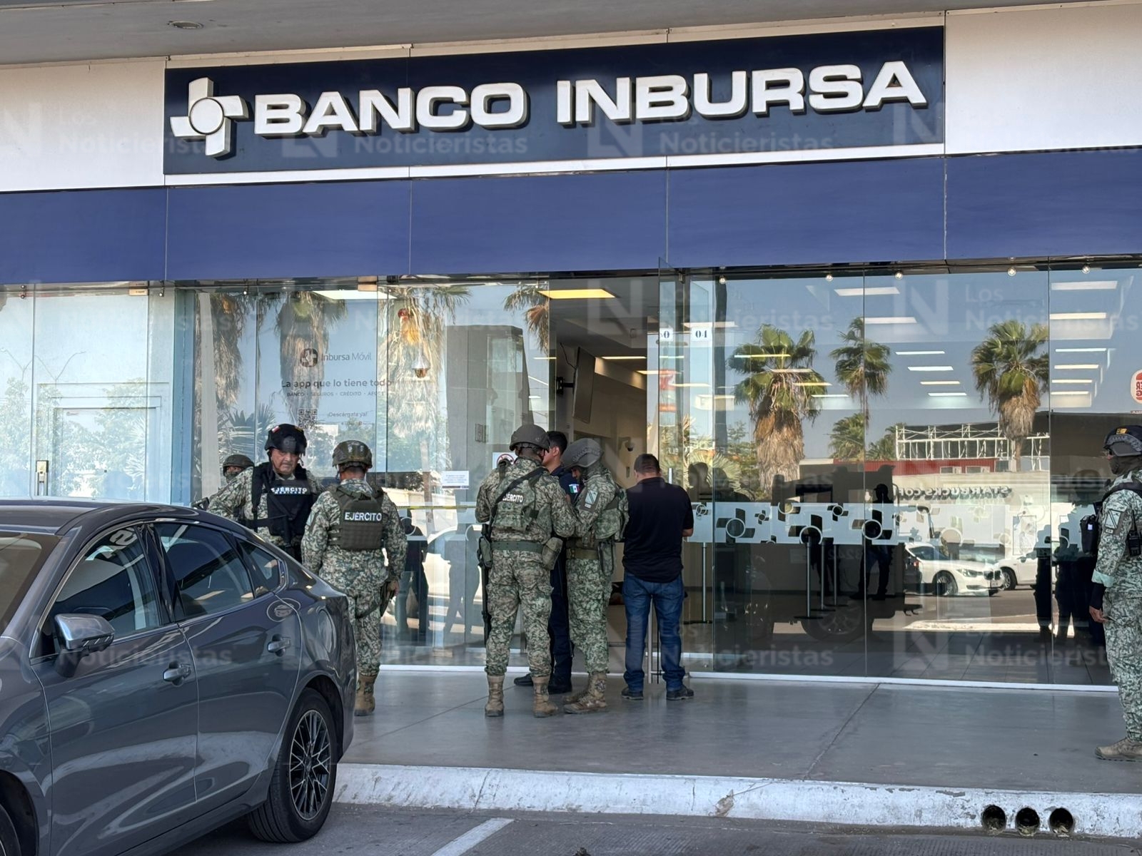 Ejecutado en el interior de un banco de Culiacán