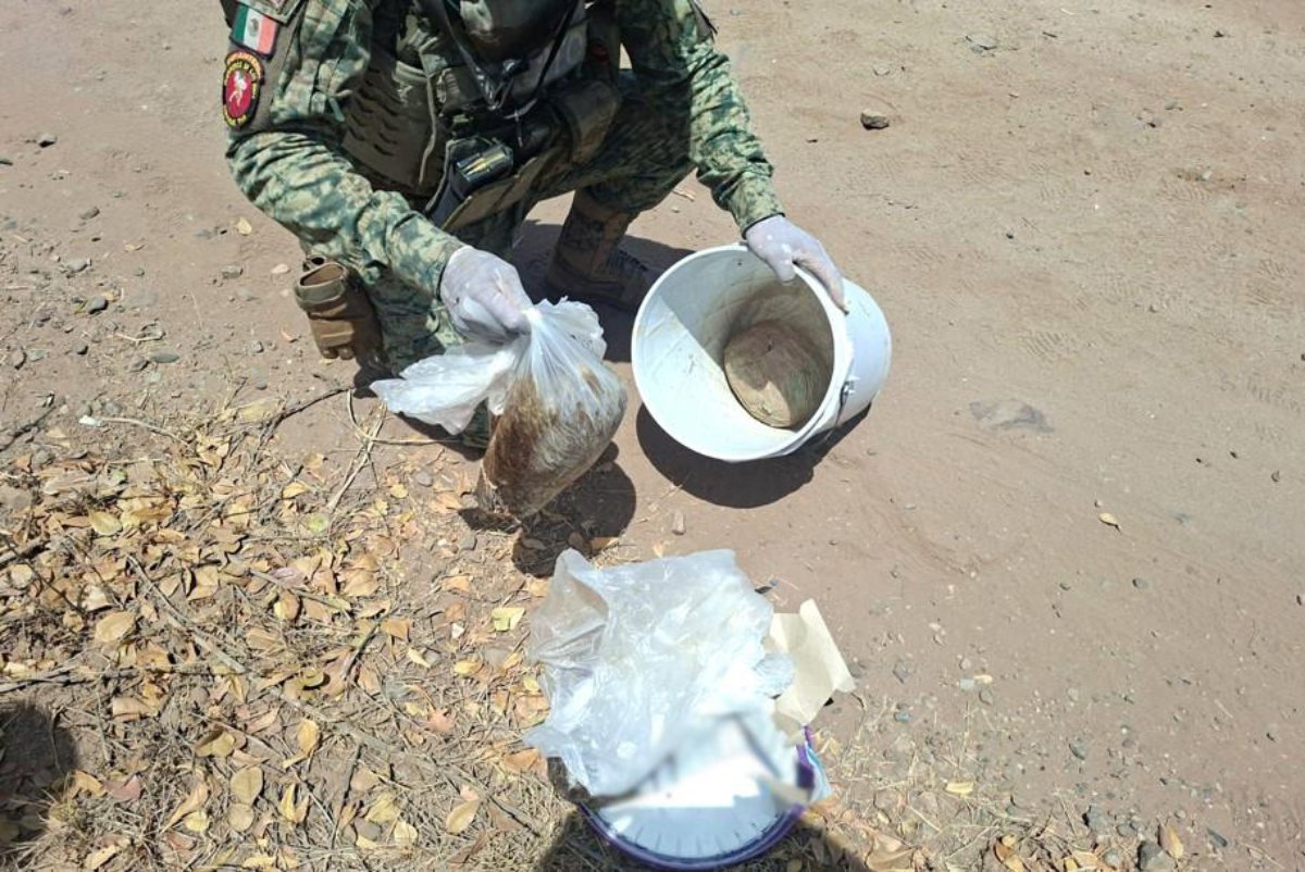 Ejército Mexicano decomisa goma de opio