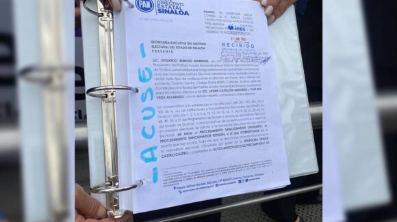 “Vamos a considerar denunciar a todos”: PAN Sinaloa presenta segunda queja ante IEES contra Imelda Castro, por actos anticipados de precampaña