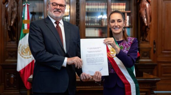 México recibe cartas credenciales de embajadores de Egipto, Indonesia, Países Bajos, Portugal y Cuba