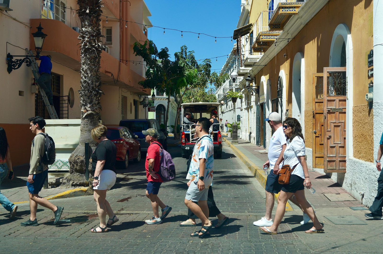 Turistas en Mazatlán