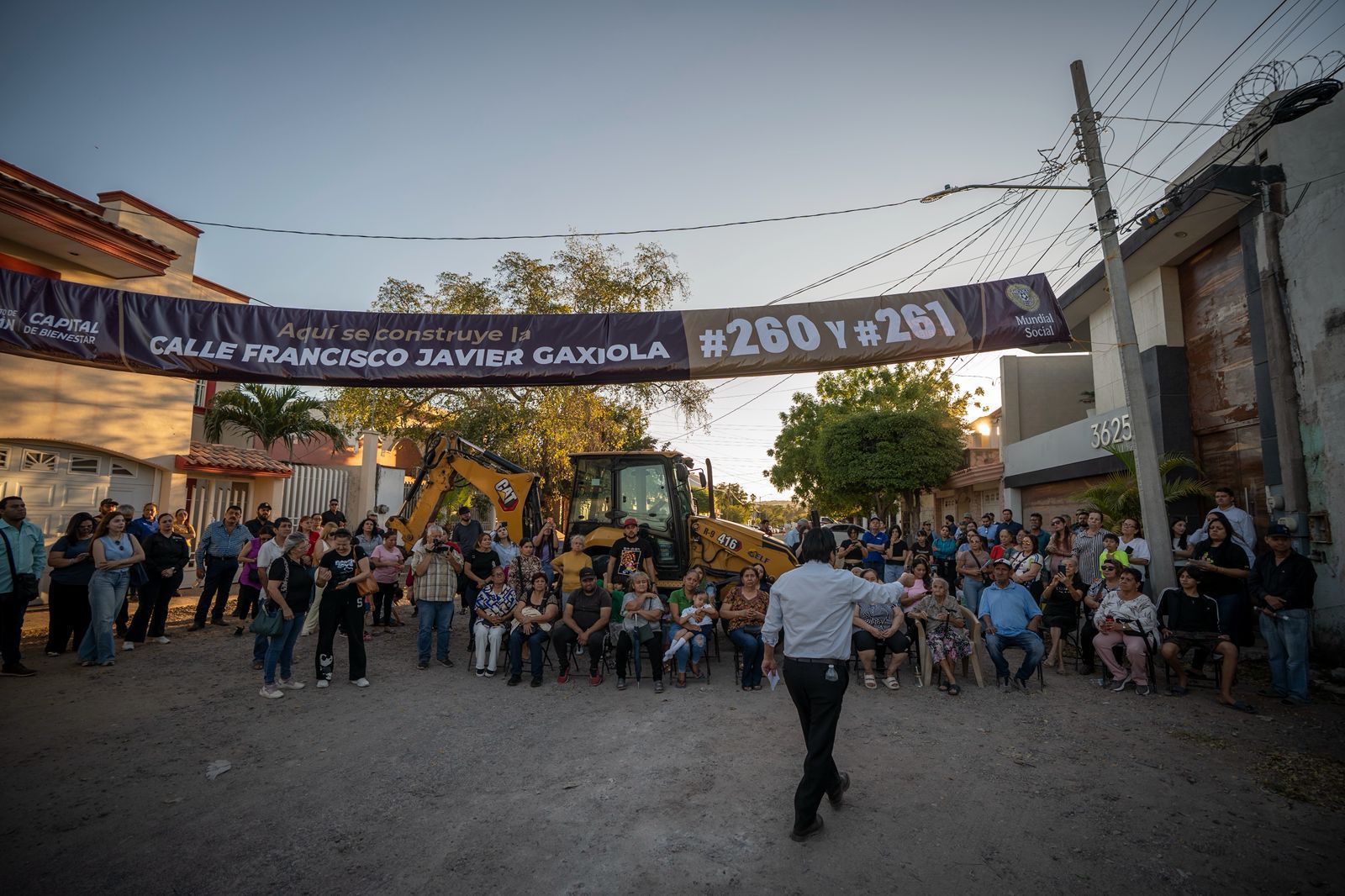 Entregan calles en la Guadalupe Victoria de Culiacán