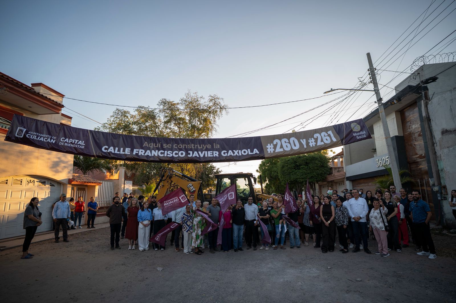 Entregan calles en la Guadalupe Victoria de Culiacán