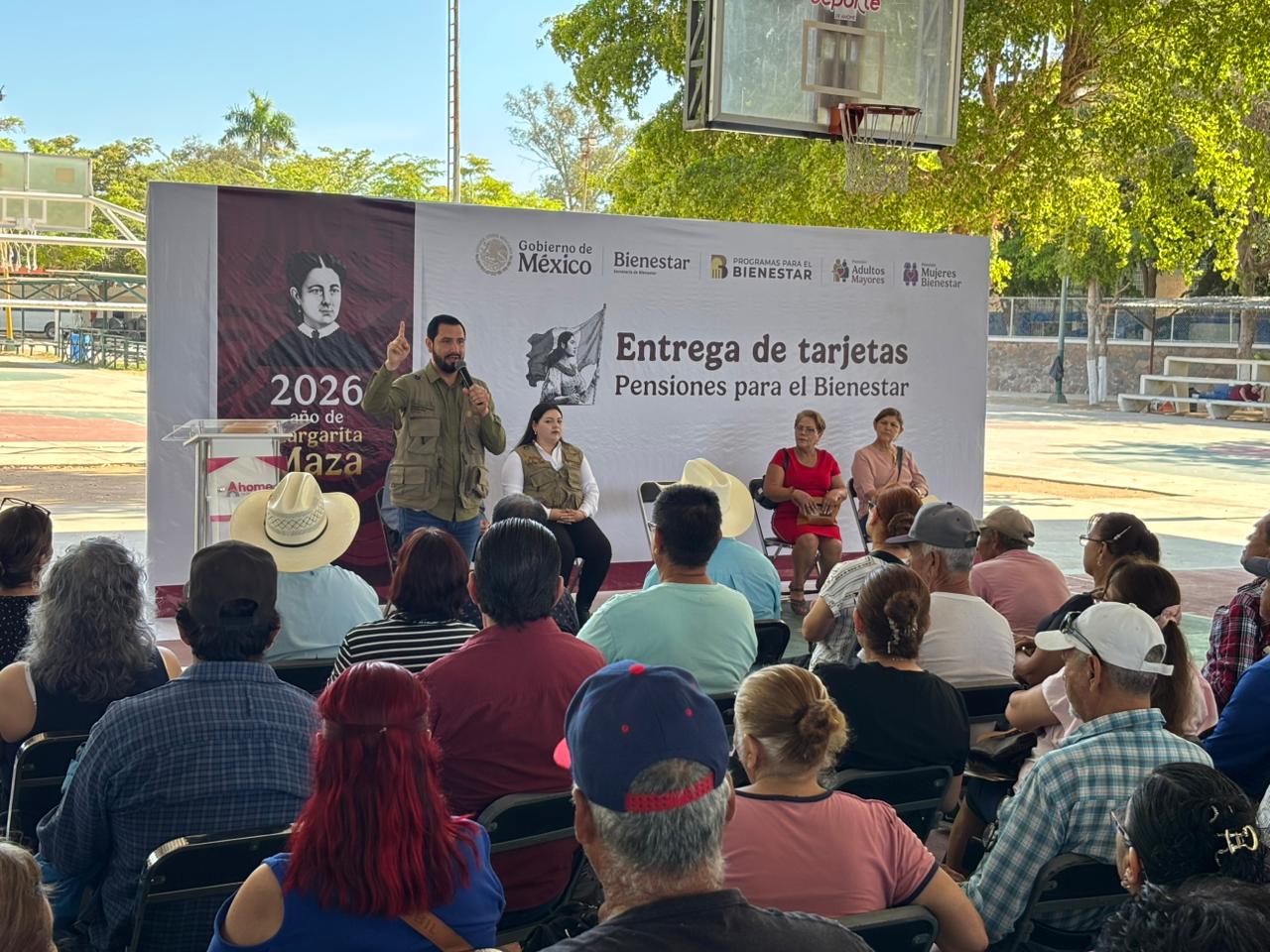 Entrega de pensiones Bienestar
