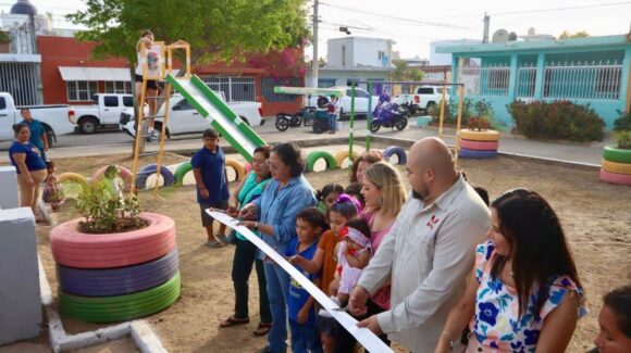 Entregan parque rehabilitado en la Federico Velarde; suman 29 espacios recuperados en Mazatlán, Sinaloa