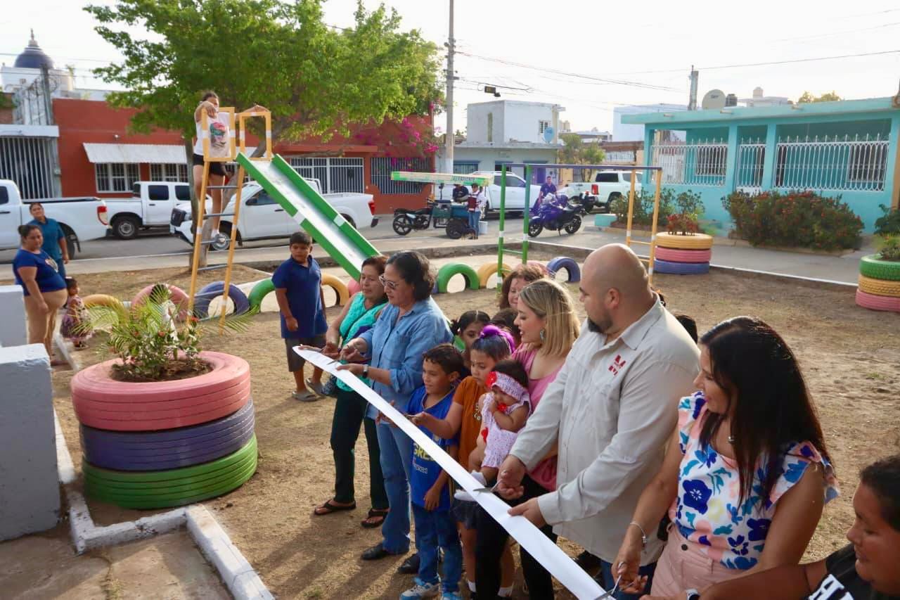 Entregan parque rehabilitado en la Federico Velarde; suman 29 espacios recuperados en Mazatlán, Sinaloa