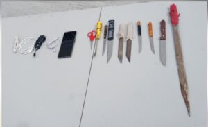Esculque en penal de Aguaruto