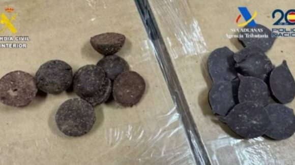 España incauta 62 kilos de cocaína ocultos en cargamento de chocolates de Ecuador