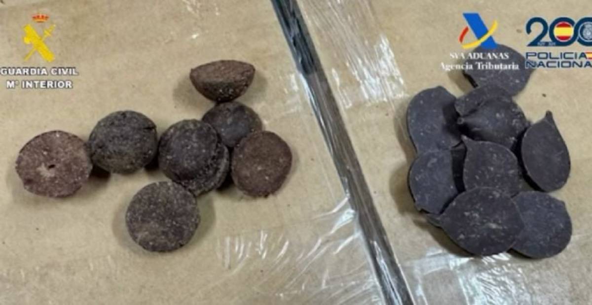 España incauta 62 kilos de cocaína ocultos en cargamento de chocolates de Ecuador