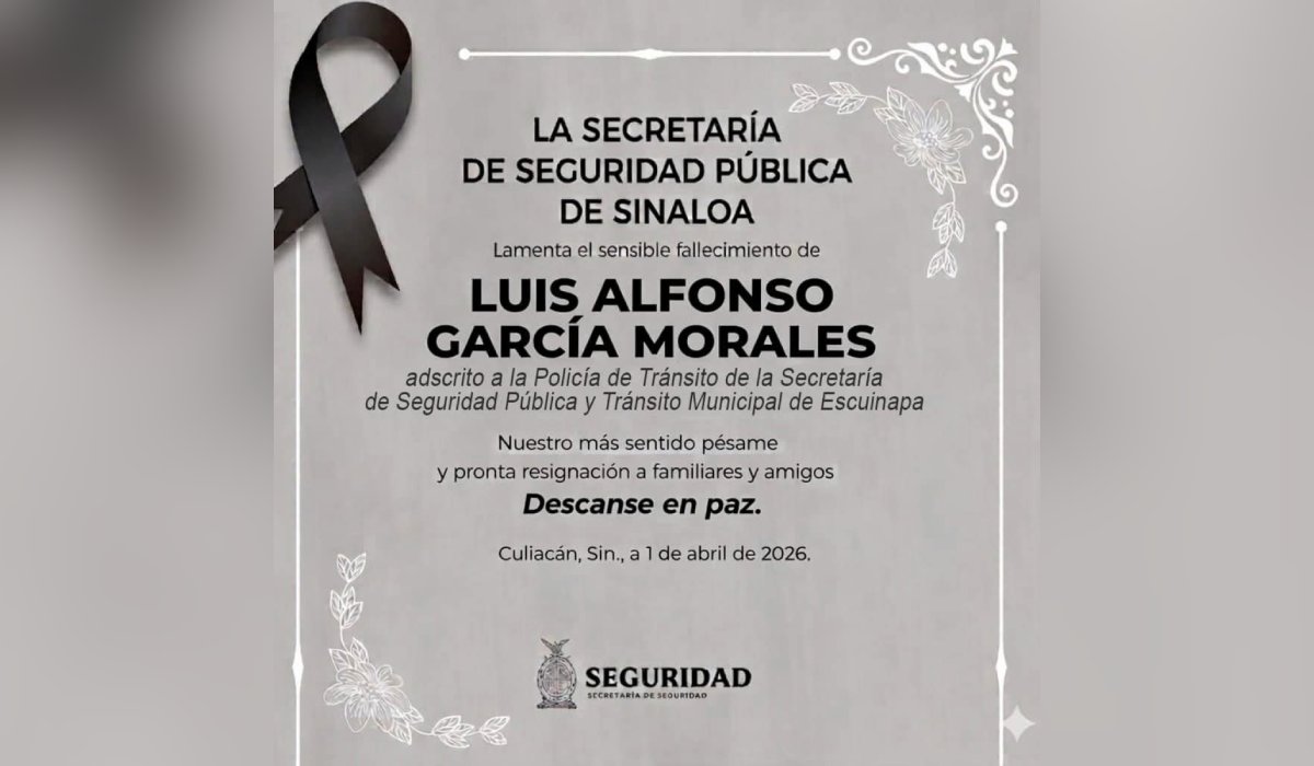 Juan Alfonso García Morales, policía municipal de Escuinapa asesinado