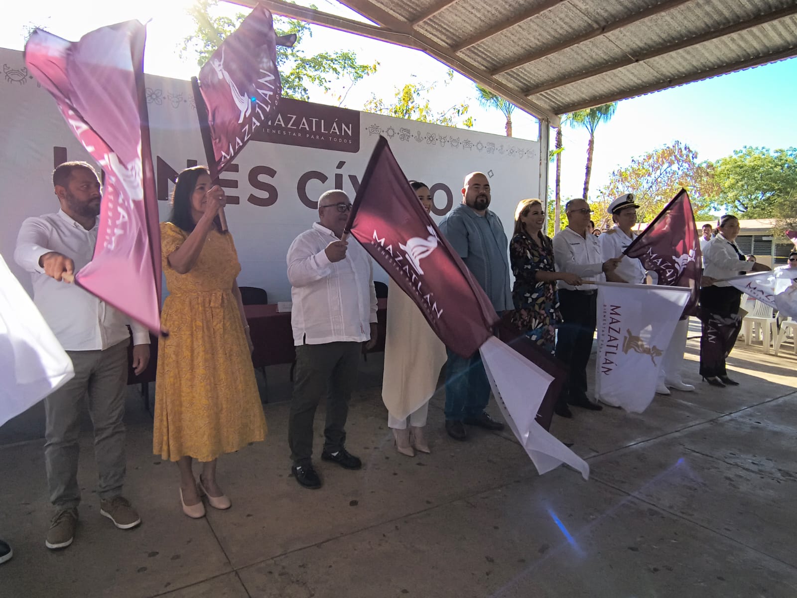 Lunes Cívico en la Escuela Secundaria General número 4 “Mariano Escobedo”