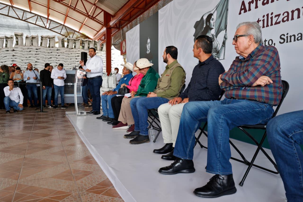 Inicia dispersión de Fertilizantes para el Bienestar en Sinaloa