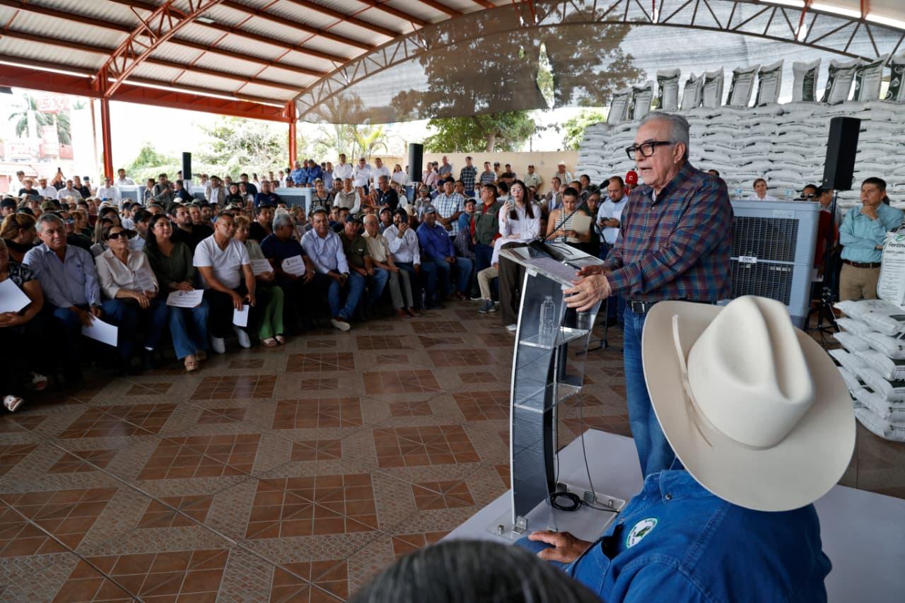 Inicia dispersión de Fertilizantes para el Bienestar en Sinaloa