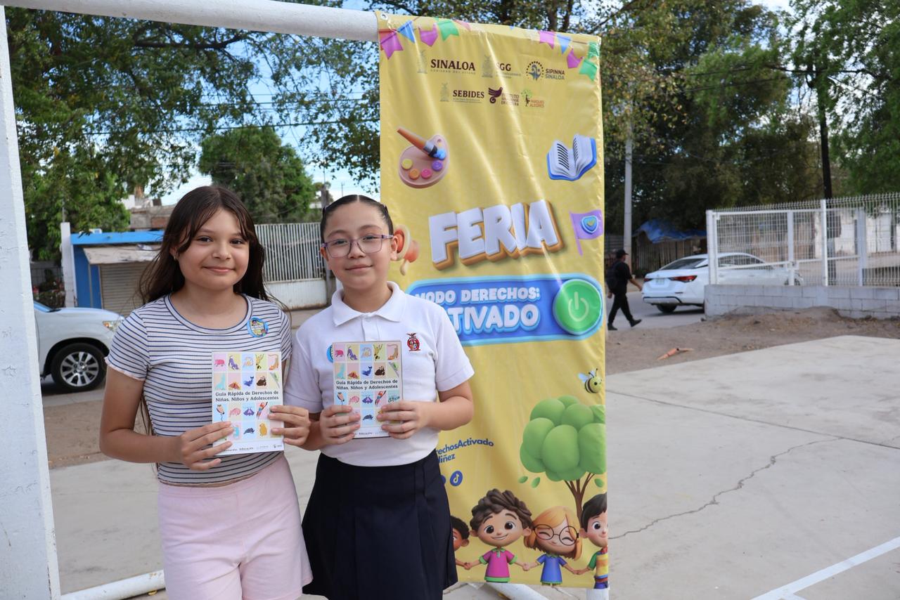 Sipinna promueve los derechos de niñas, niños y adolescentes en Sinaloa