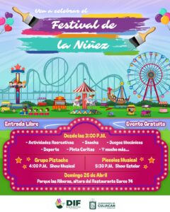 Actividades del Día del Niño organizado por DIF Culiacán