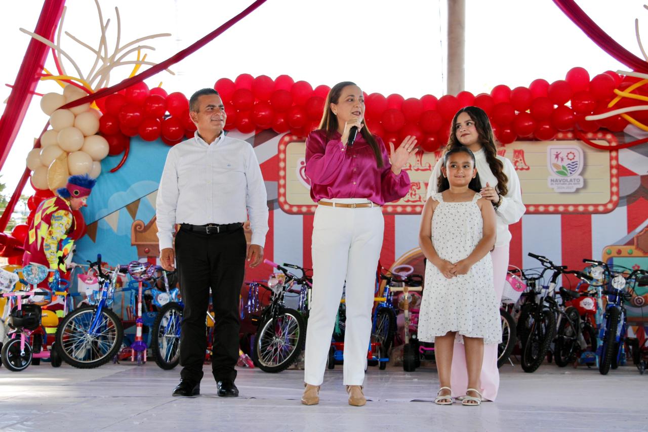 Festejos por el Día del Niño en comunidades de Navolato