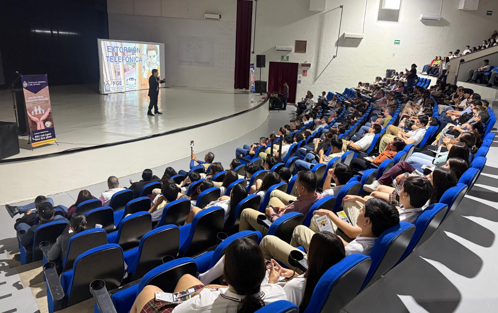 FGE ofrece conferencia sobre nuevas modalidades de fraude en Salvador Alvarado