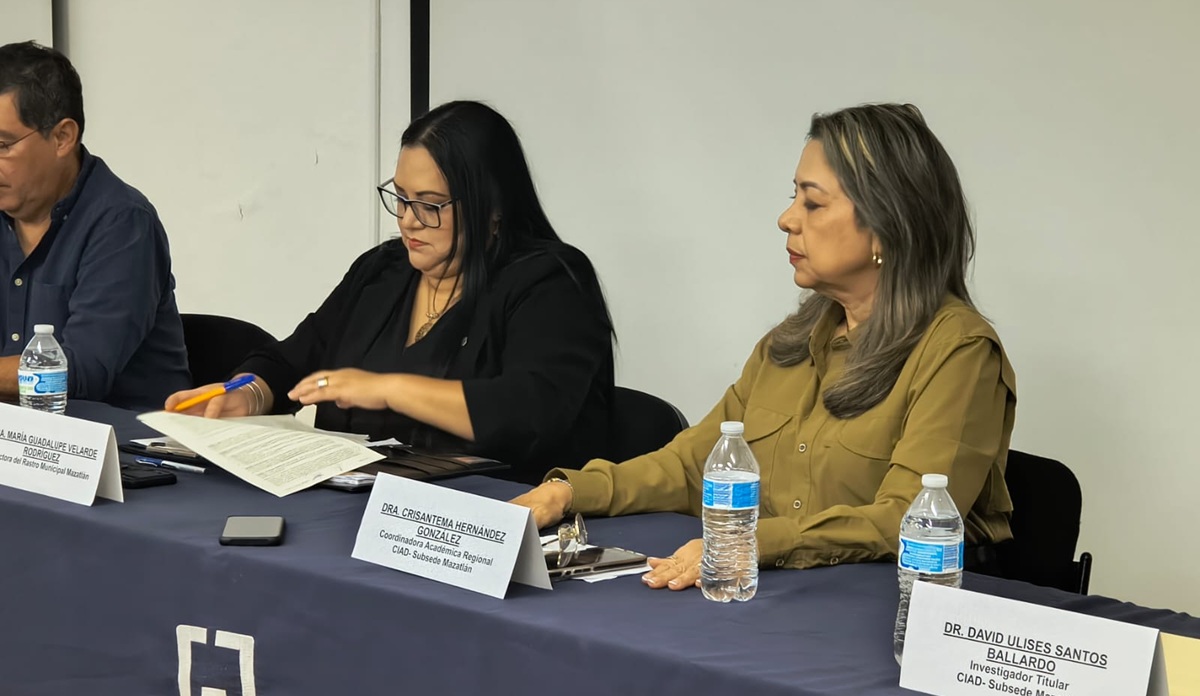 CIAD Mazatlán y Rastro Municipal firman convenio de colaboración