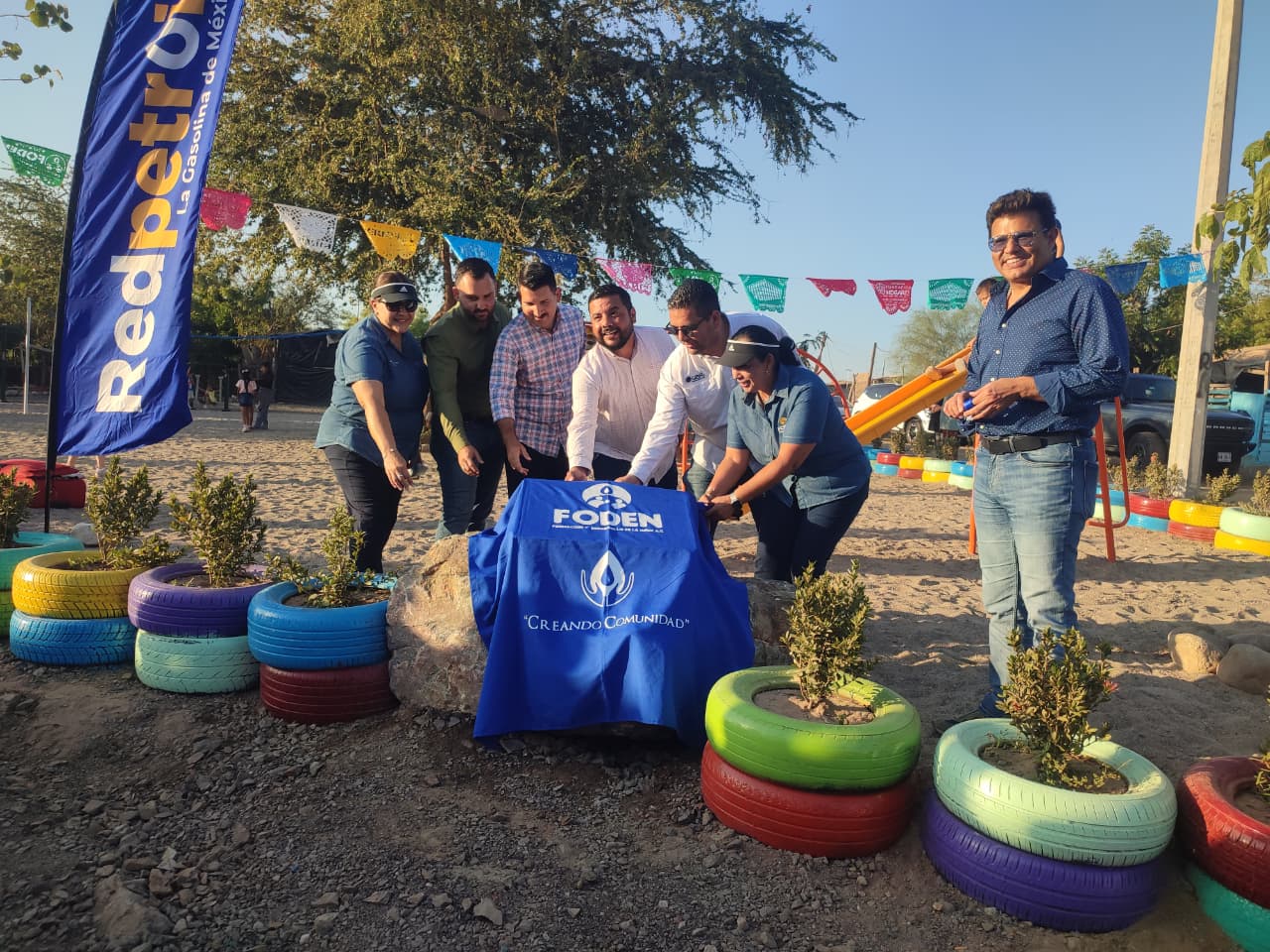 FODEN rehabilita parque en invasión Los Acantos, en Mazatlán