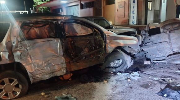 Accidente múltiple en la estación del tren El Chepe en Los Mochis, Sinaloa, deja una persona lesionada