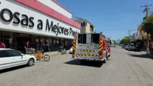 Fuga de gas en tienda de Guamúchil