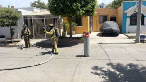 fuga de gas moviliza a cuerpos de emergencia en guarderia de mazatlan