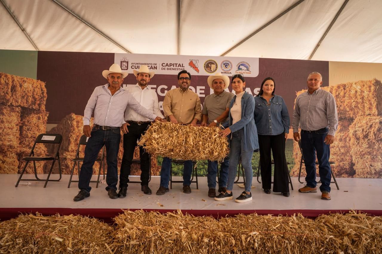 Gámez Mendívil entrega apoyos al sector ganadero de Culiacán y Eldorado, Sinaloa