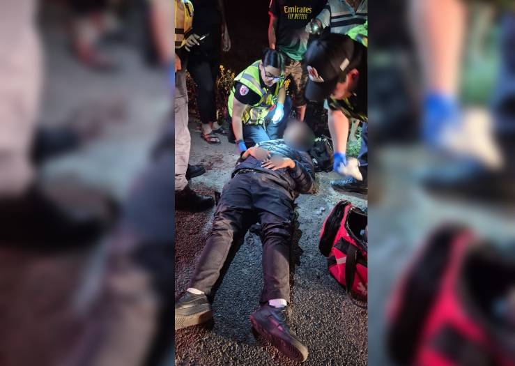 gravemente herido termino un motociclista tras arrollar a un perro en ahome