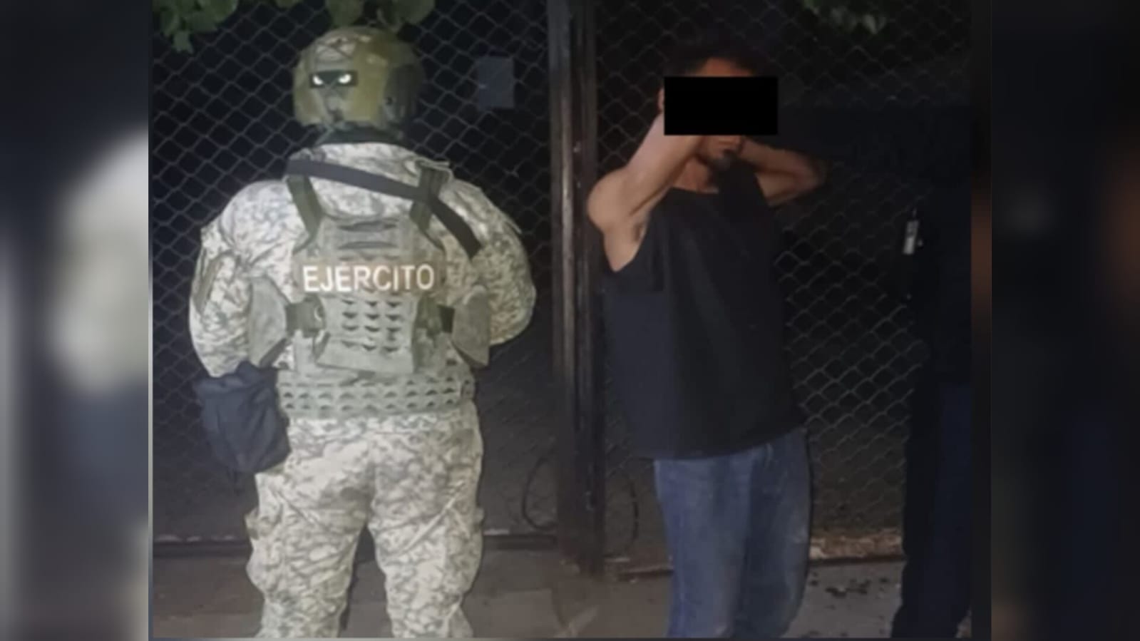 Hombre detenido en Culiacán, Sinaloa