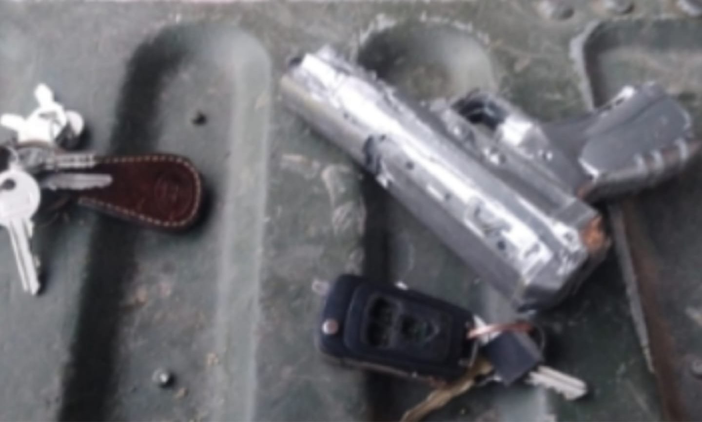 Réplica de arma de fuego que portaba asaltante detenido
