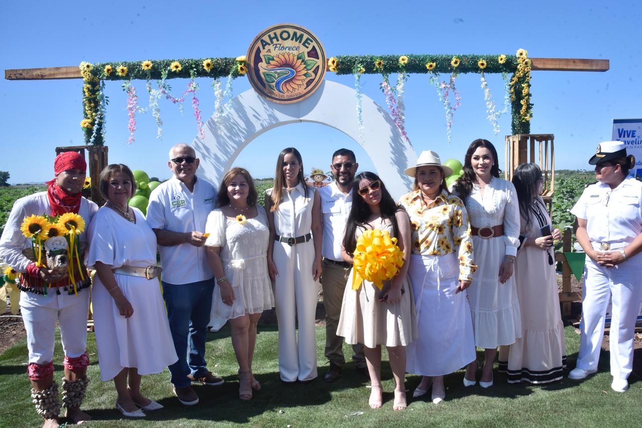 Inauguración del programa "Ahome Florece"