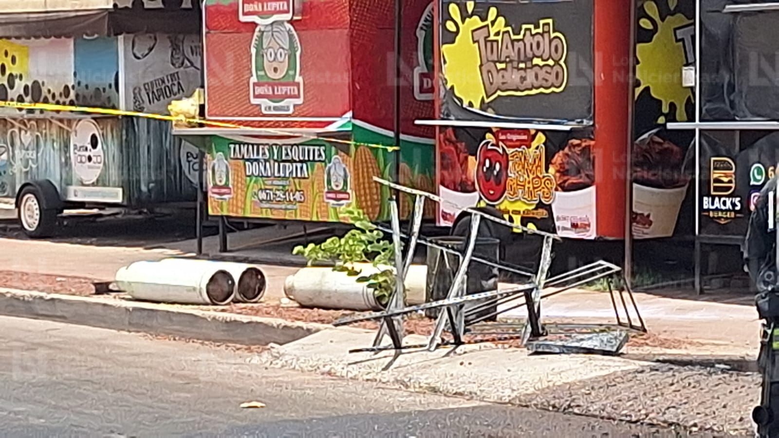 Se incendia asadero de carnicería en el sector La Conquista de Culiacán