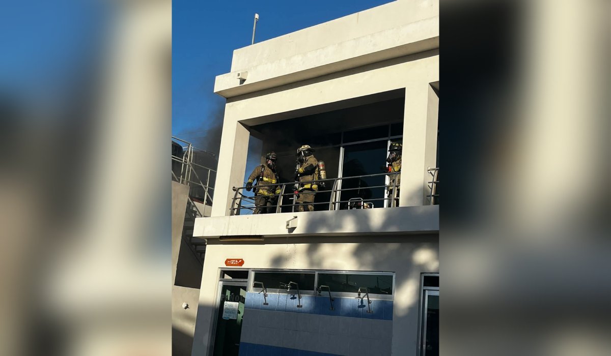 Incendio en Escuela Náutica de Mazatlán