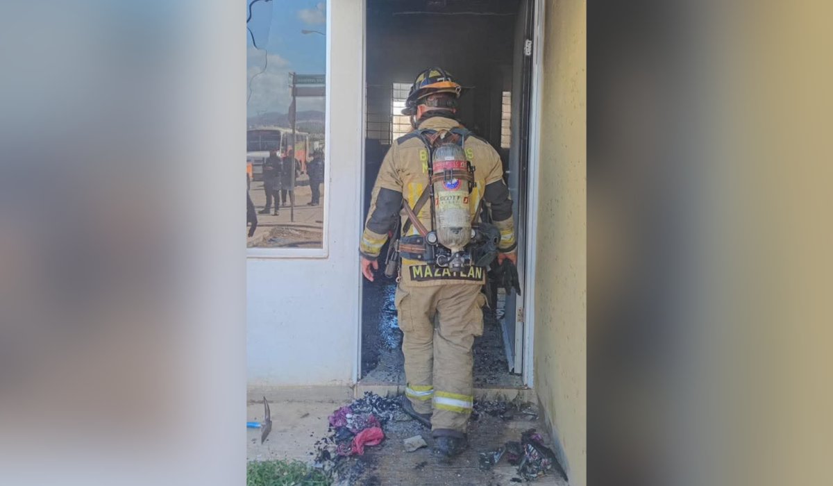 Incendio en vivienda de La Cantera, Mazatlán