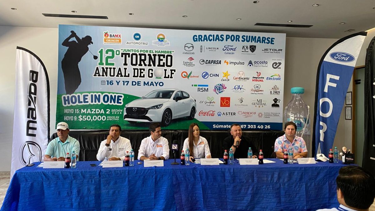 invitan al 12vo torneo anual de golf en favor del banco de alimentos de culiacan sinaloa