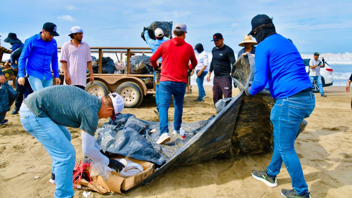 jornada de limpieza en playas de guamuchil buenavista