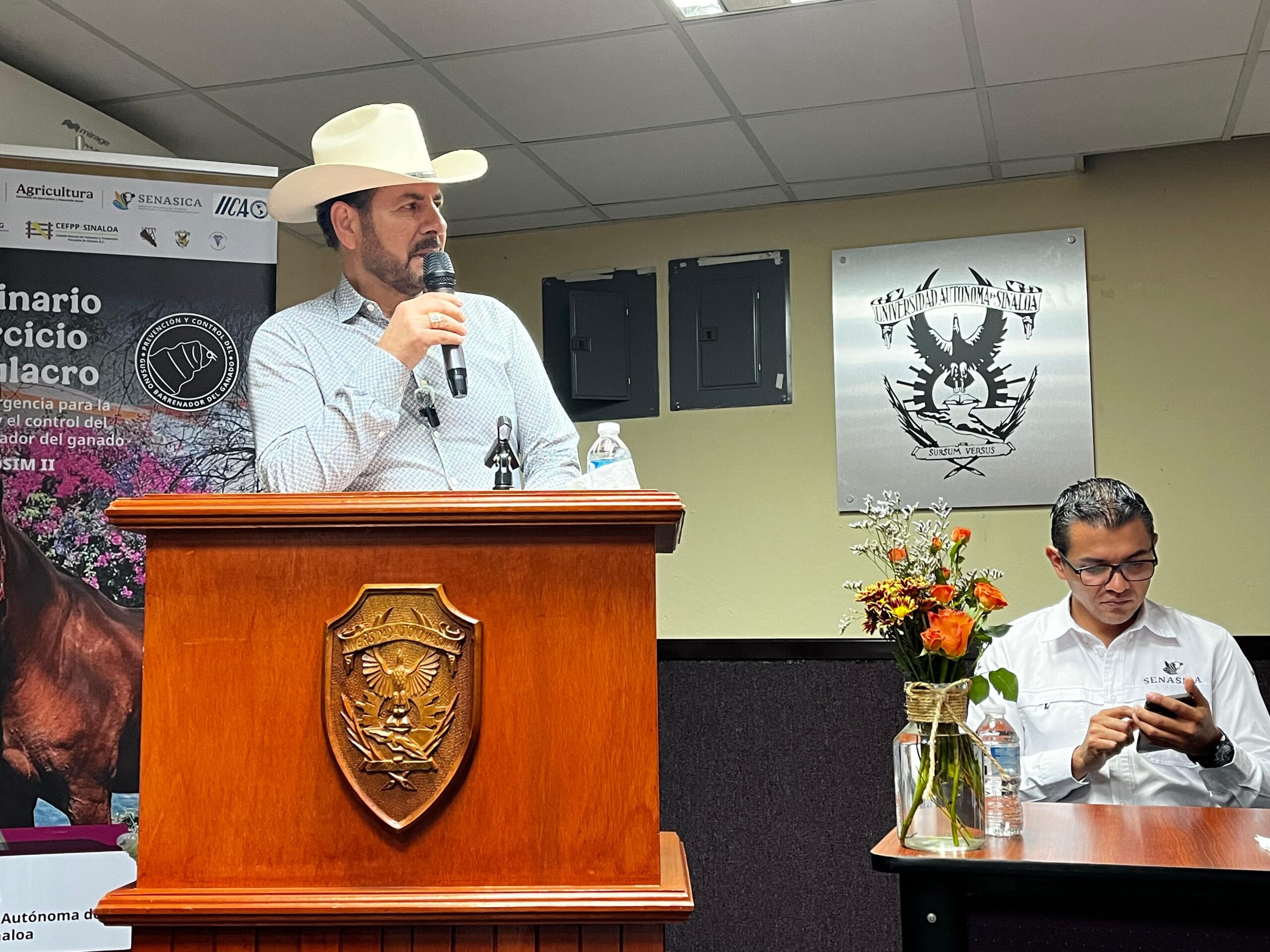 José Alfredo Sáinz Aispuro, presidente de la Unión Ganadera Regional y del Comité Estatal