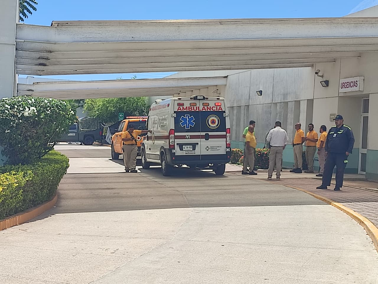 Llega el segundo minero rescatado en Rosario al Hospital General de Mazatlán