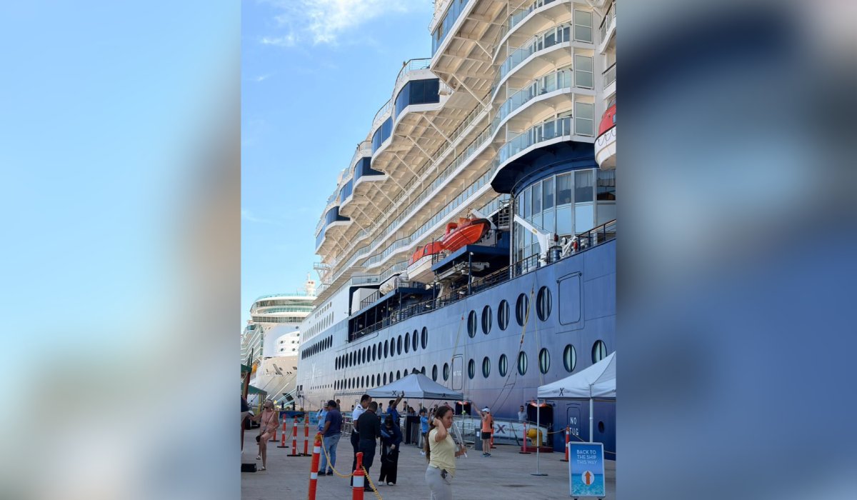 Llegada de crucero a Mazatlán