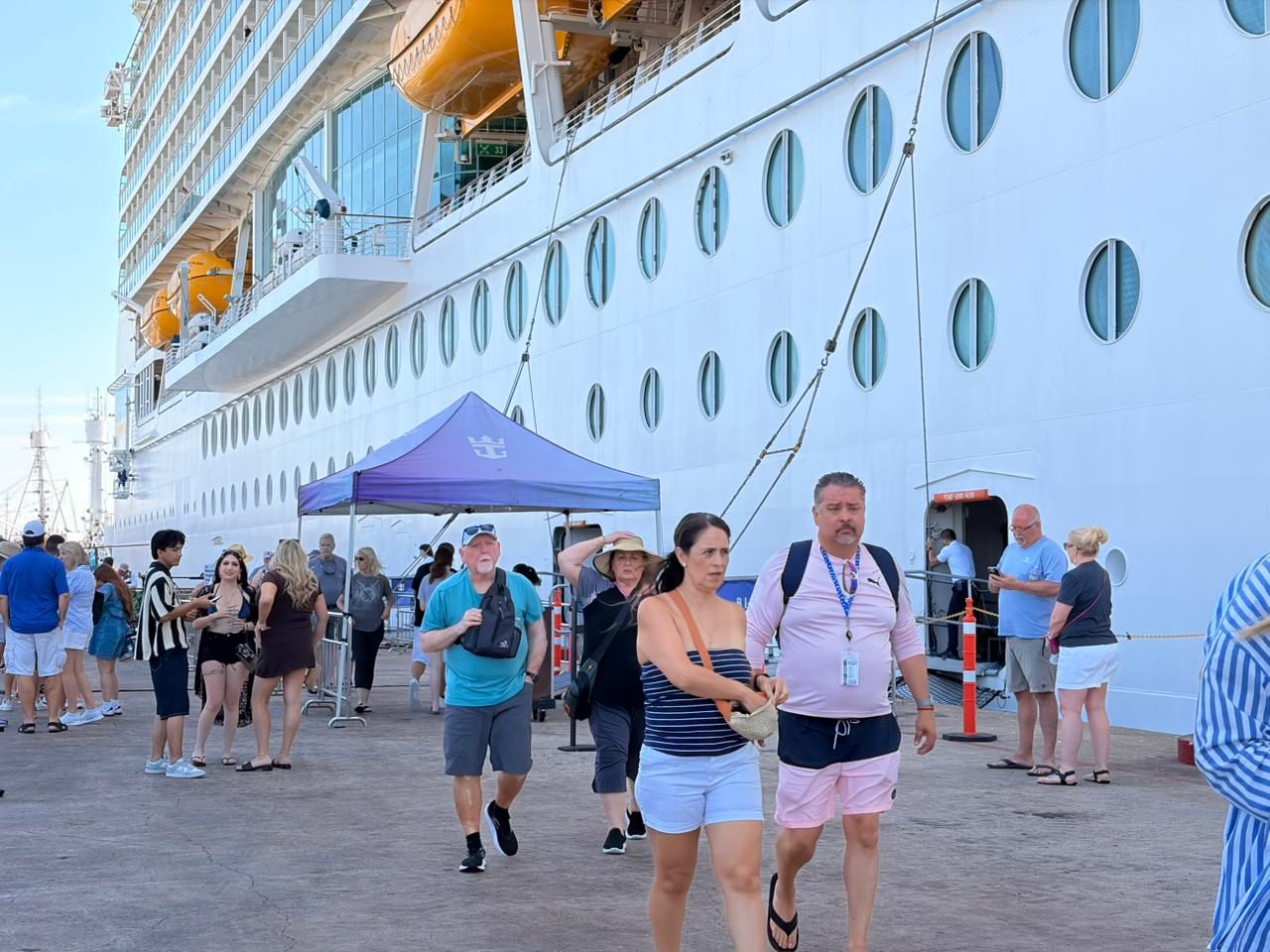 Llegada de crucero a Mazatlán