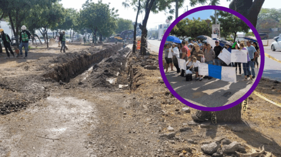 Vecinos del fraccionamiento Francisco Alarcón protestan ante riesgo de inundaciones por nueva obra pluvial en Mazatlán, Sinaloa