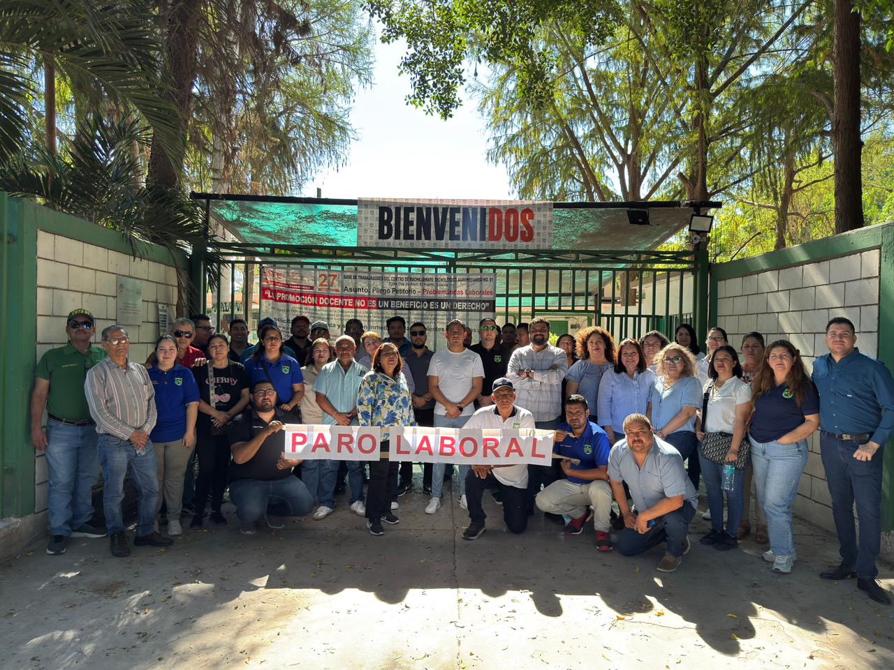 Docentes del plantel CBTa 81 se van a paro laboral