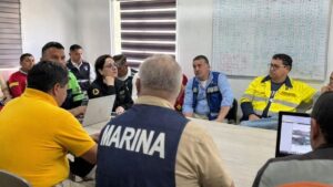 mantienen extraccion de agua con electrobomba para rescate de los tres mineros mina